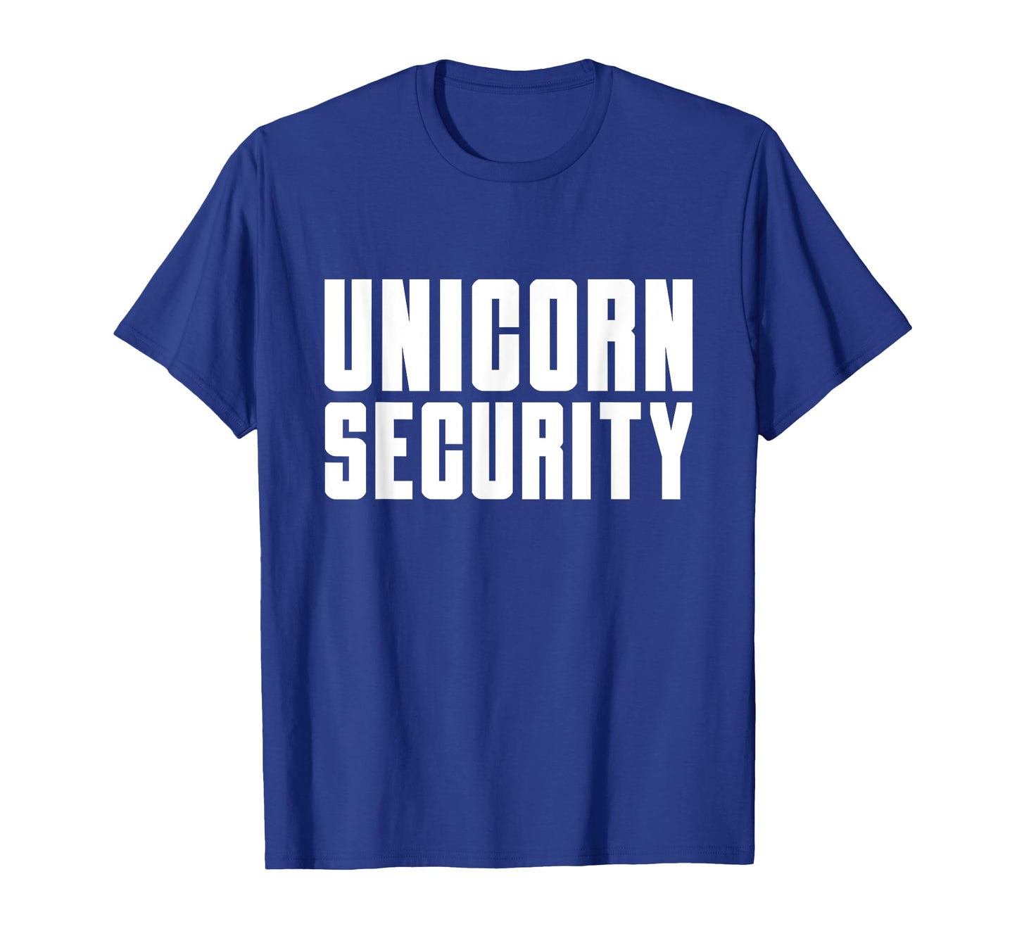 Unicorn Security Costume Mom Dad Daughter Funny Halloween T-Shirt