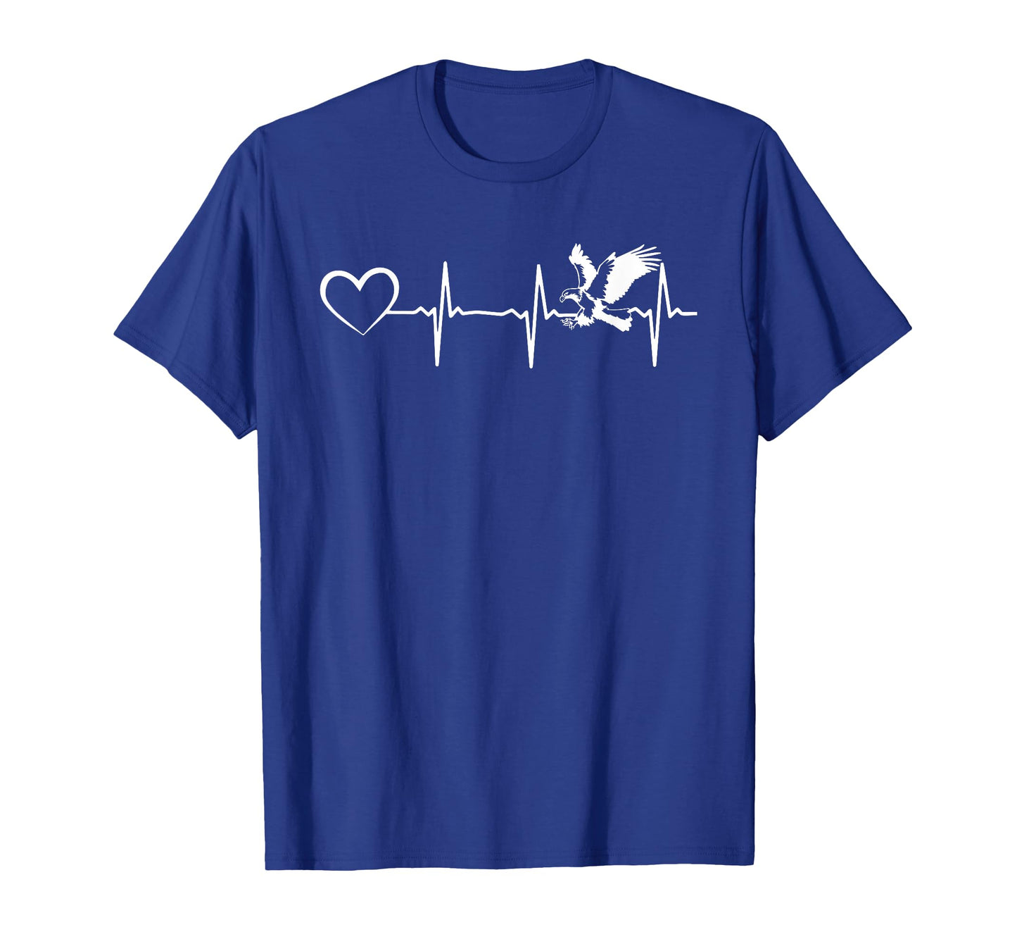 Eagle Heartline Heart Eagle Bird - Bald Eagle Heartbeat T-Shirt