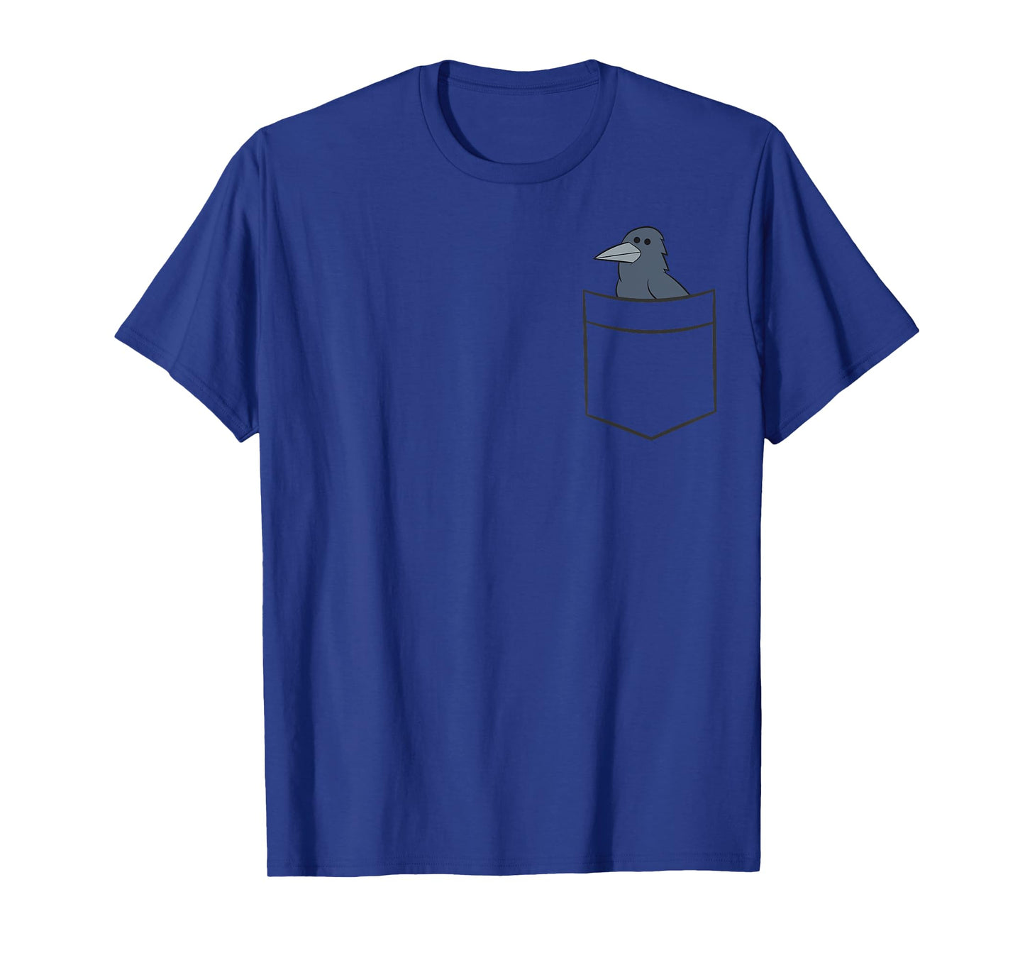 Crow Bird In The Pocket Cute Raven Crow T-Shirt