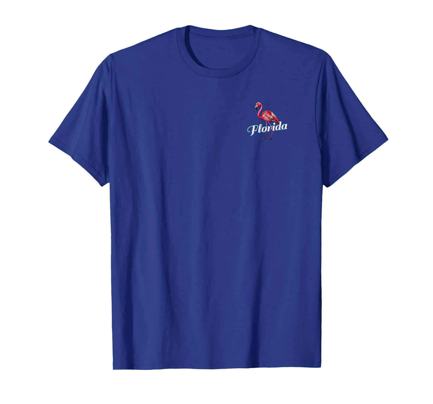 Siesta Key Florida Beach Tropical Flamingo 2 Sided T-Shirt