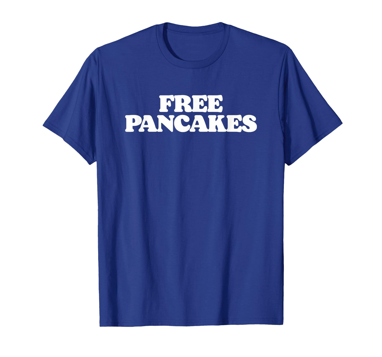 Free Pancakes O-Line Funny Offensive Line Football Block T-Shirt