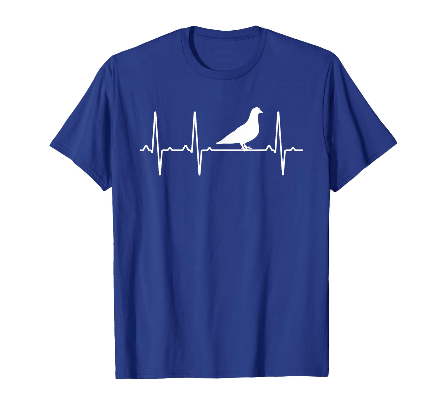 Pigeon Heartbeat Gift For Men Women Bandtail Bird Dove Lover T-Shirt