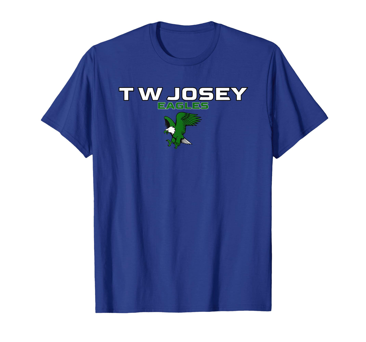 T W Josey High School Eagles Stacked T-Shirt