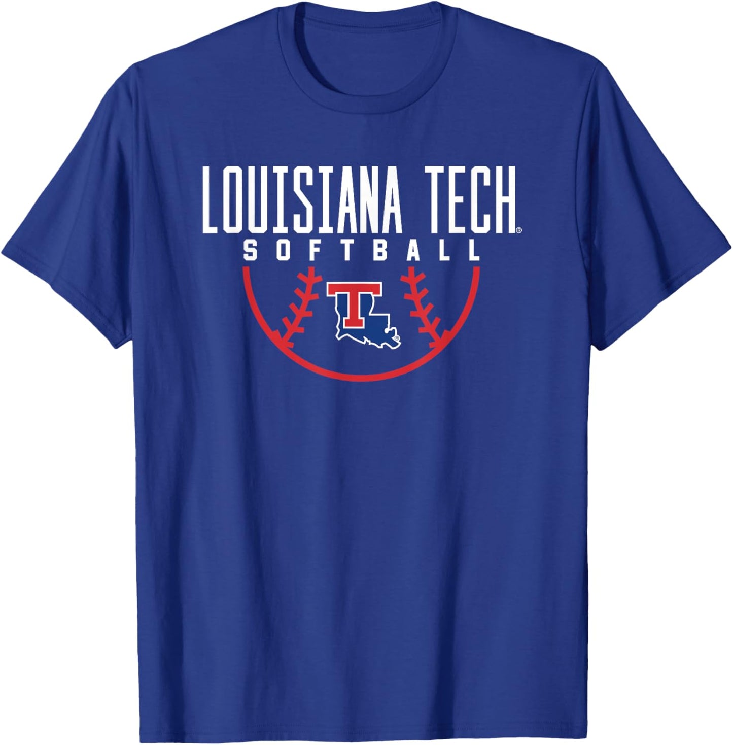 Louisiana Tech Bulldogs Softball Arch T-Shirt