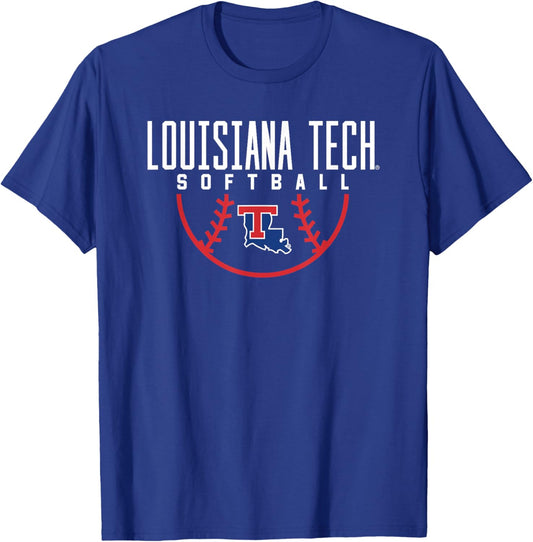 Louisiana Tech Bulldogs Softball Arch T-Shirt