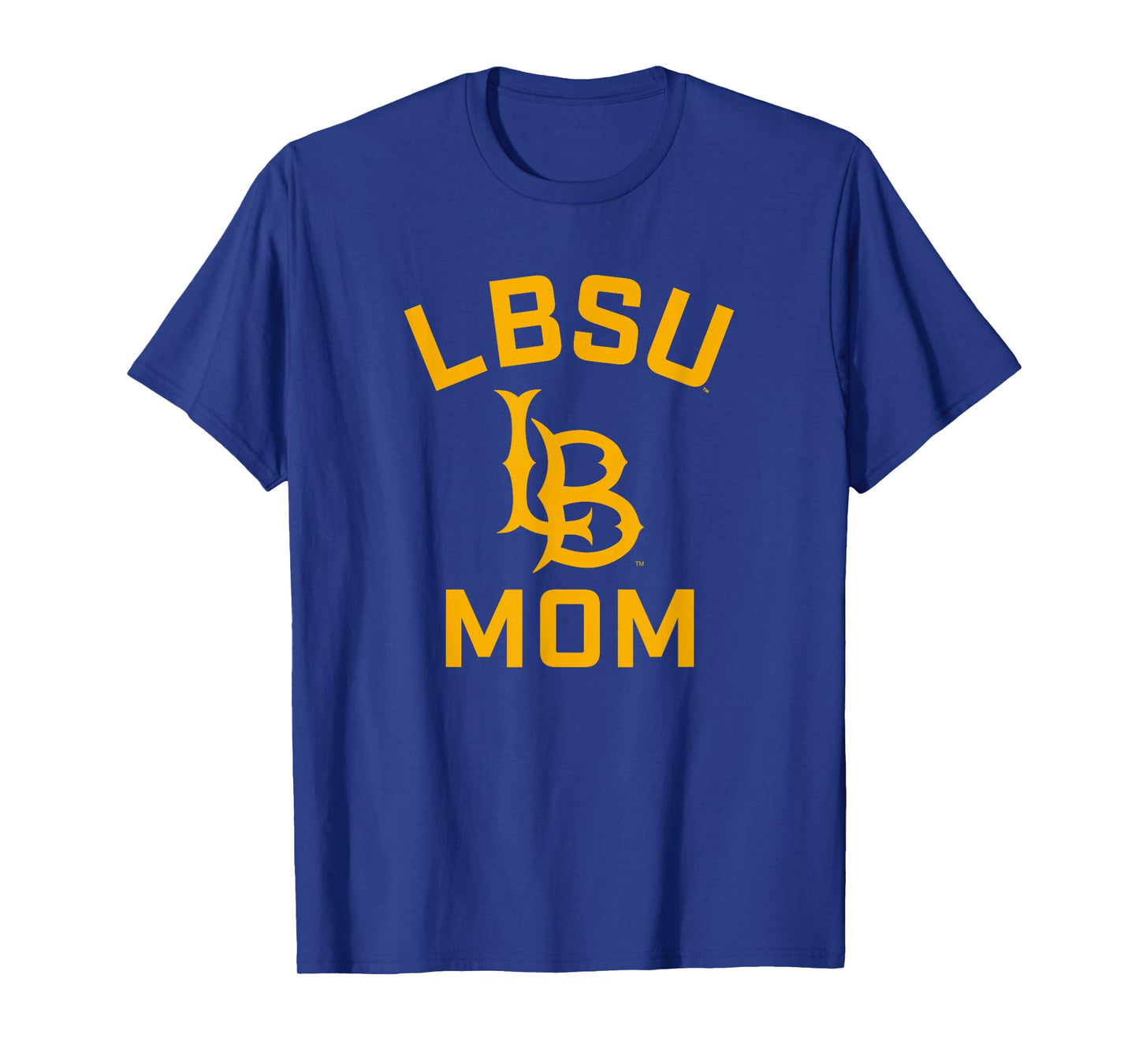 Cal State Long Beach CSULB Arched Mom T-Shirt