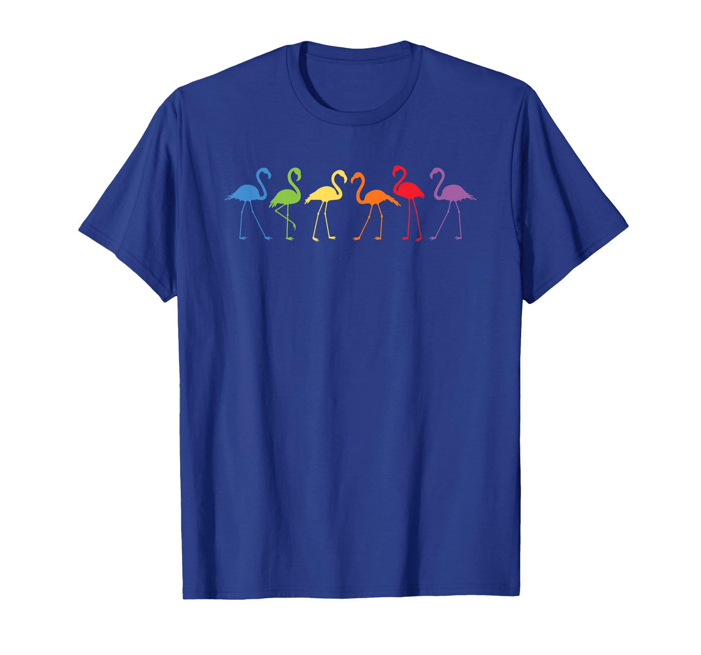 Cute Flamingo Rainbow LGBT Pride Flag Animal Lover T-Shirt