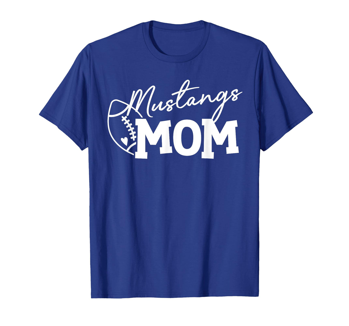 Mustangs Football Mom Gift for Her T-Shirt
