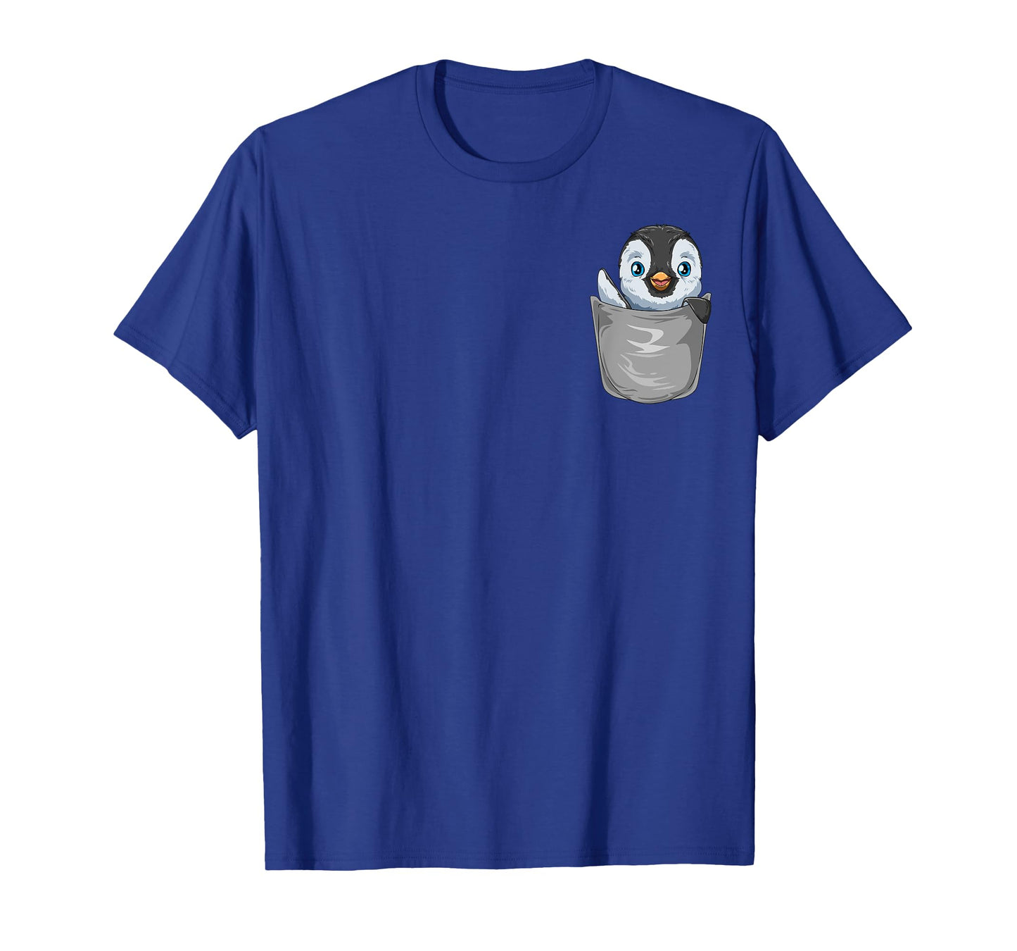 Pocket Penguin Peeking Out Funny Penguin T-Shirt