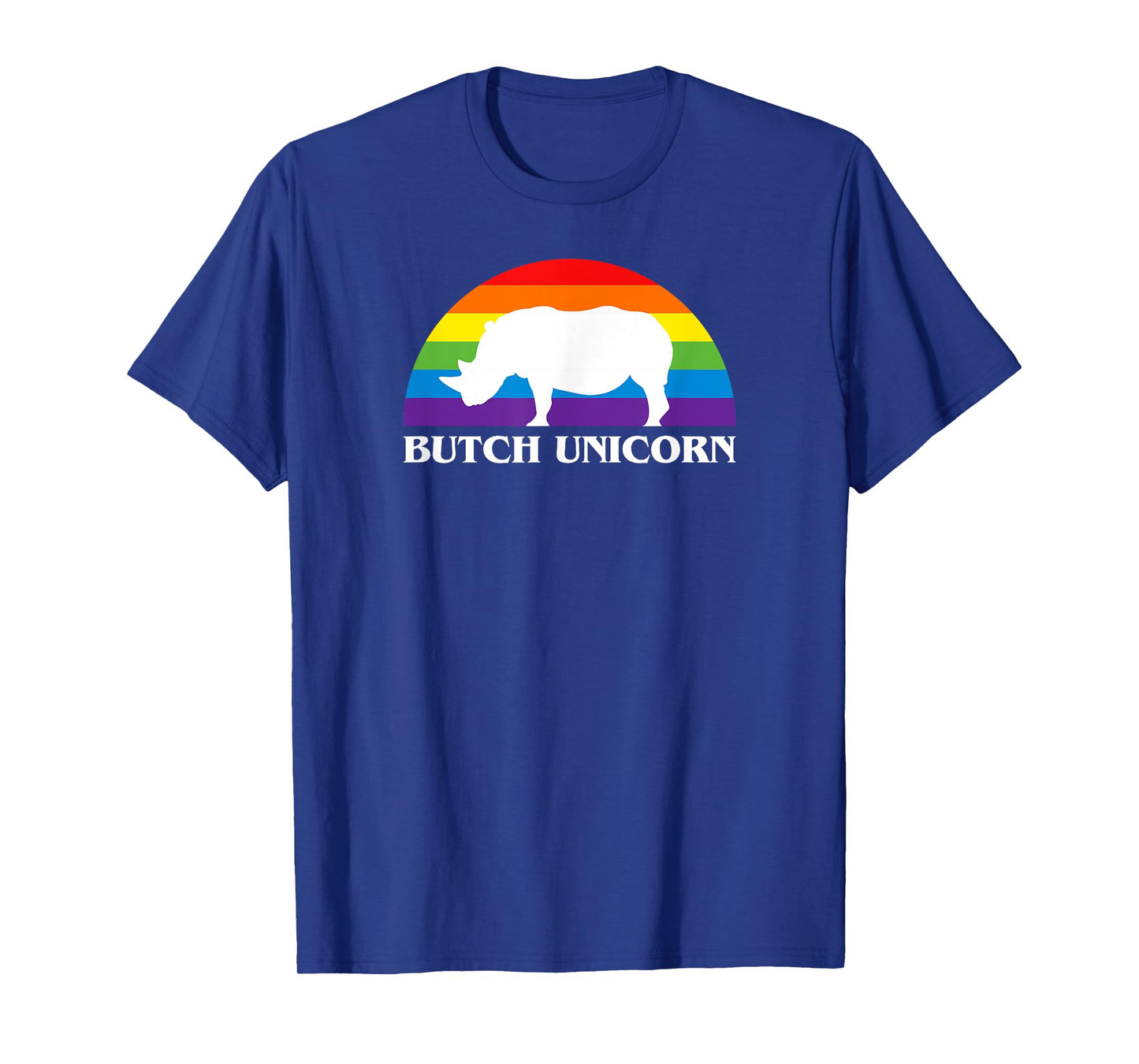 Butch Unicorn aka Rhino Funny LGBT Lesbian T Shirt T-Shirt