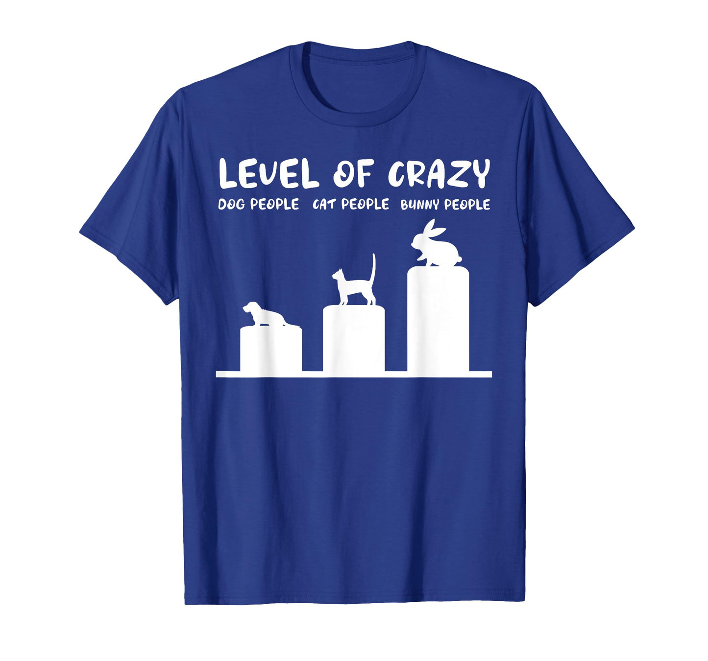 Level Of Crazy Bunny Funny Rabbit T-Shirt