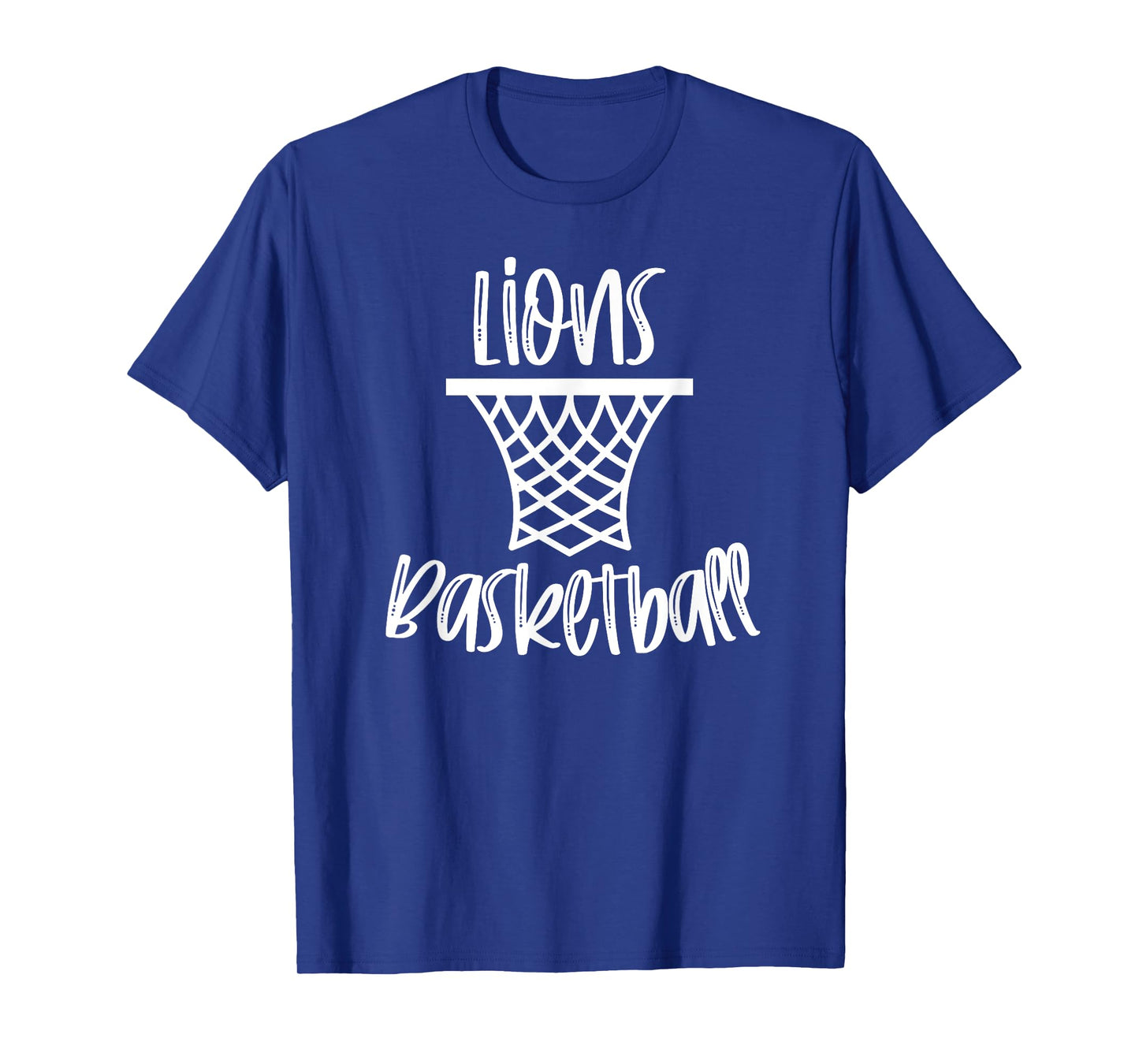 Lions Basketball Team Mascot School Spirit Game Night T-Shirt