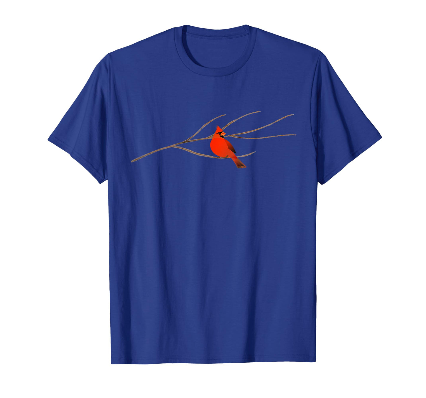 Red Cardinal Bird on a Branch T-Shirt
