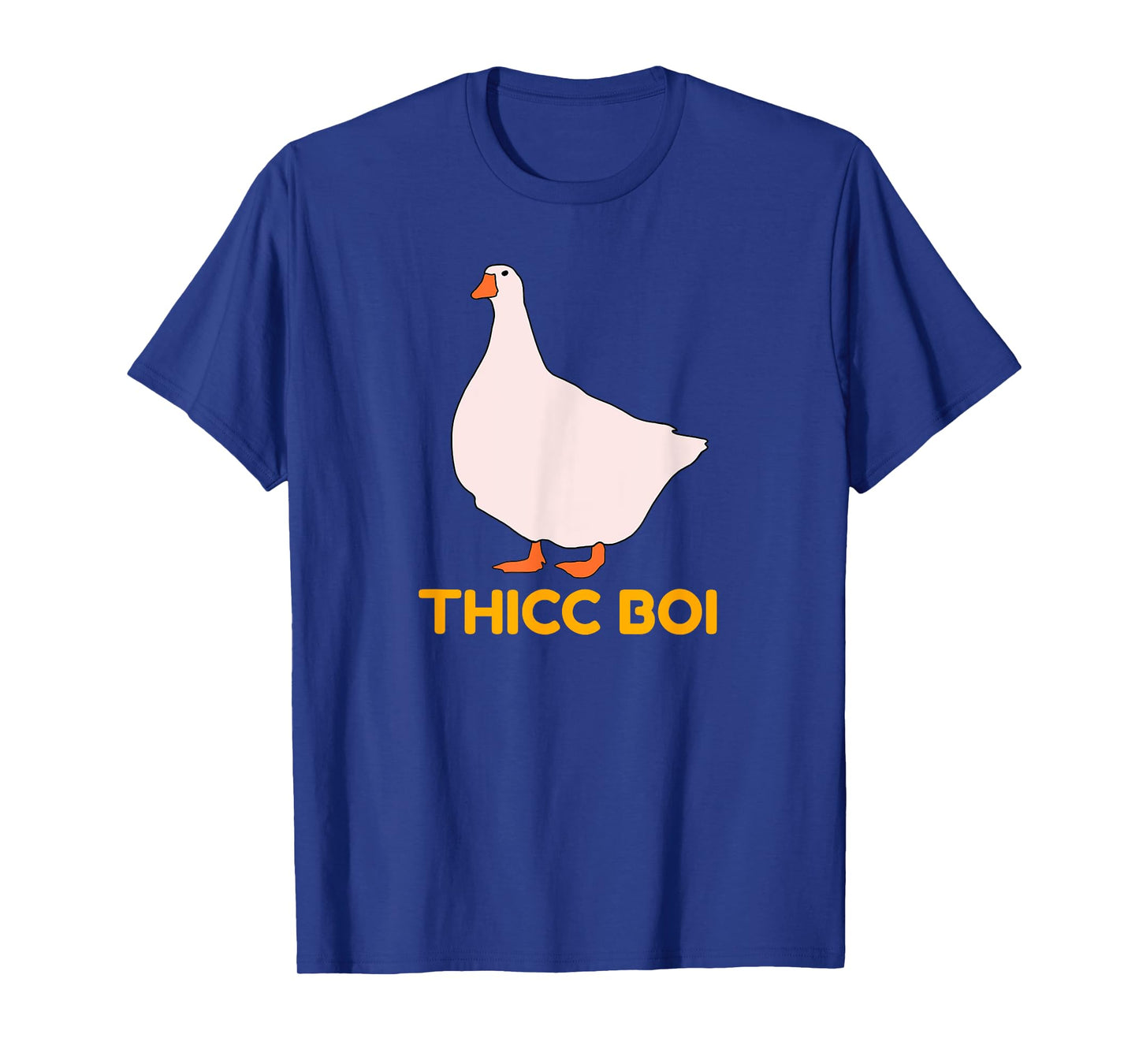 Funny Chunky Animal Chonky Goose Thicc Boi T-Shirt