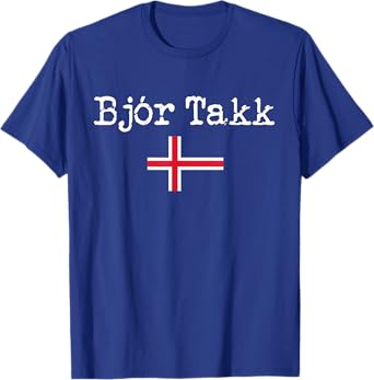 Icelandic Beer Please Bjor Takk T-Shirt
