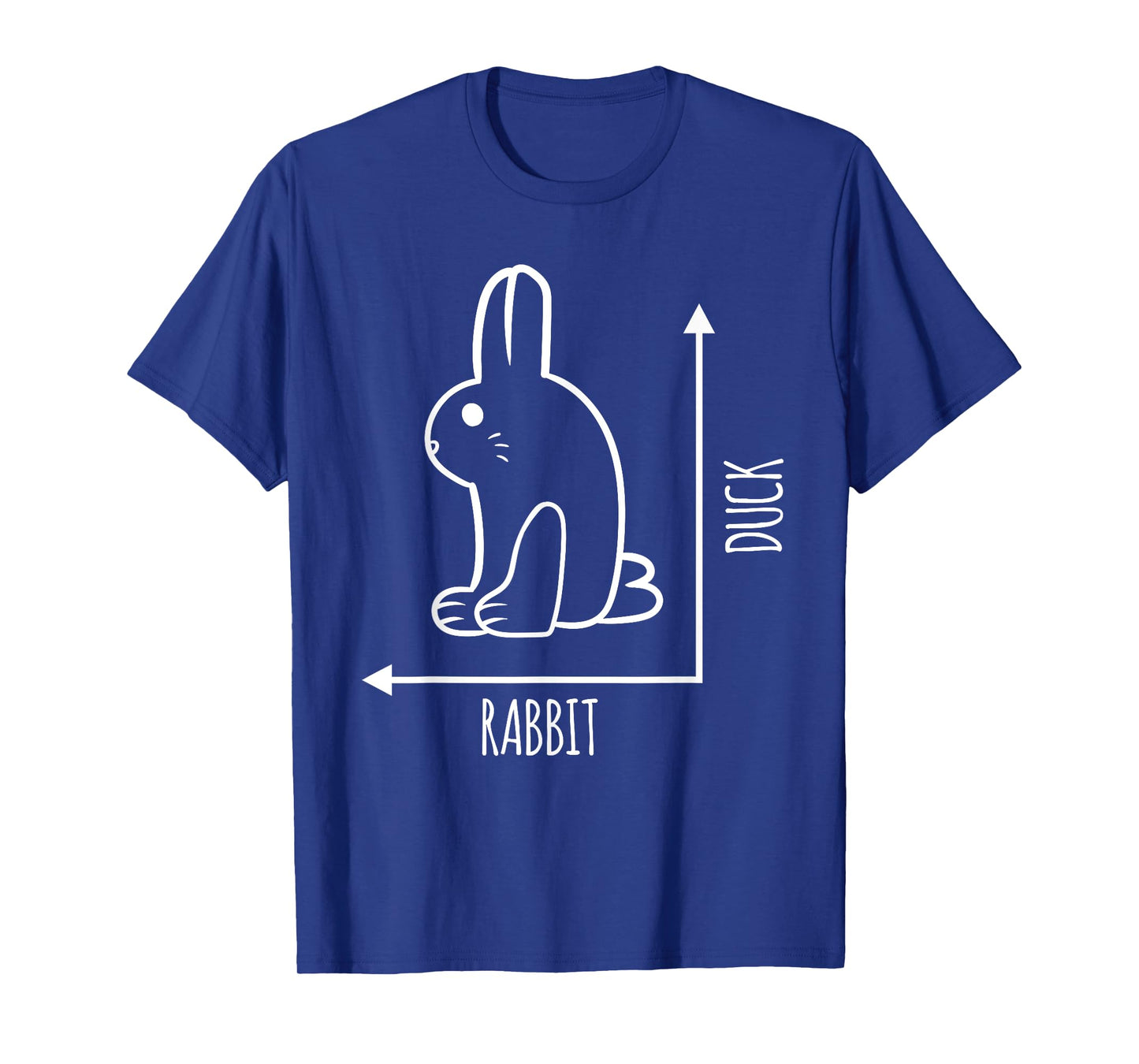 Funny Rabbit Duck Graph Rabbit Bird Animal Lover T-Shirt