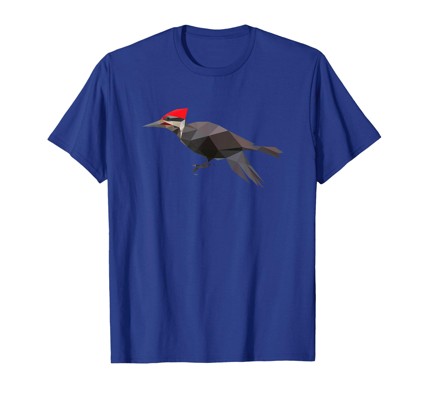 Geometric Woodpecker Bird Shirt Birdwatching Bird Lover T-Shirt