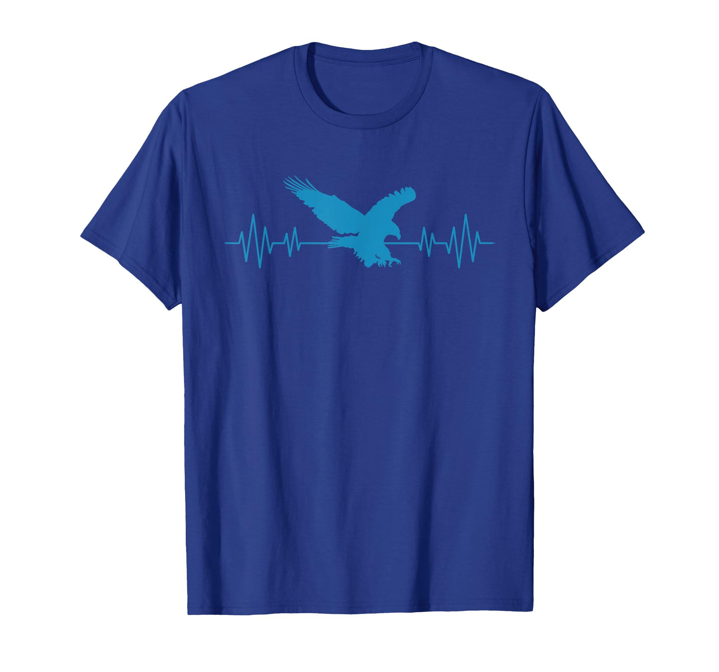 Great USA Eagle Heartbeat Funny American Bird Gift Men Women T-Shirt