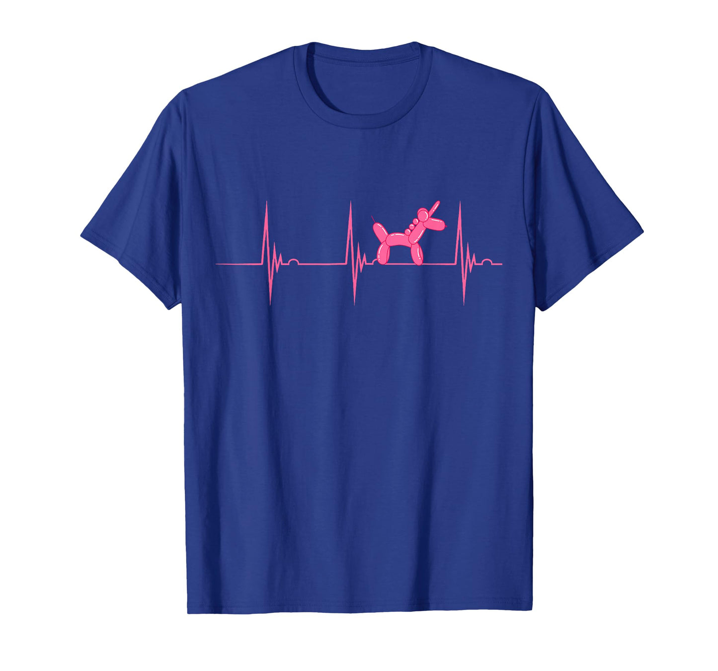 Amazing Balloon Benders Twisting Animals Balloon Artist Heartbeat EKG Pulse Unicorn Animal T-Shirt - Women's, Black, Small, Short Sleeve
