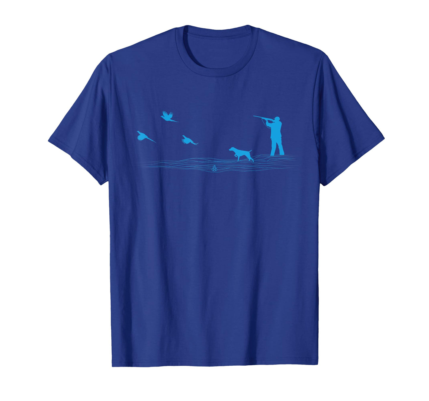 Flying Pheasant Graphic Upland Bird Hunter Dog Hunting T-Shirt