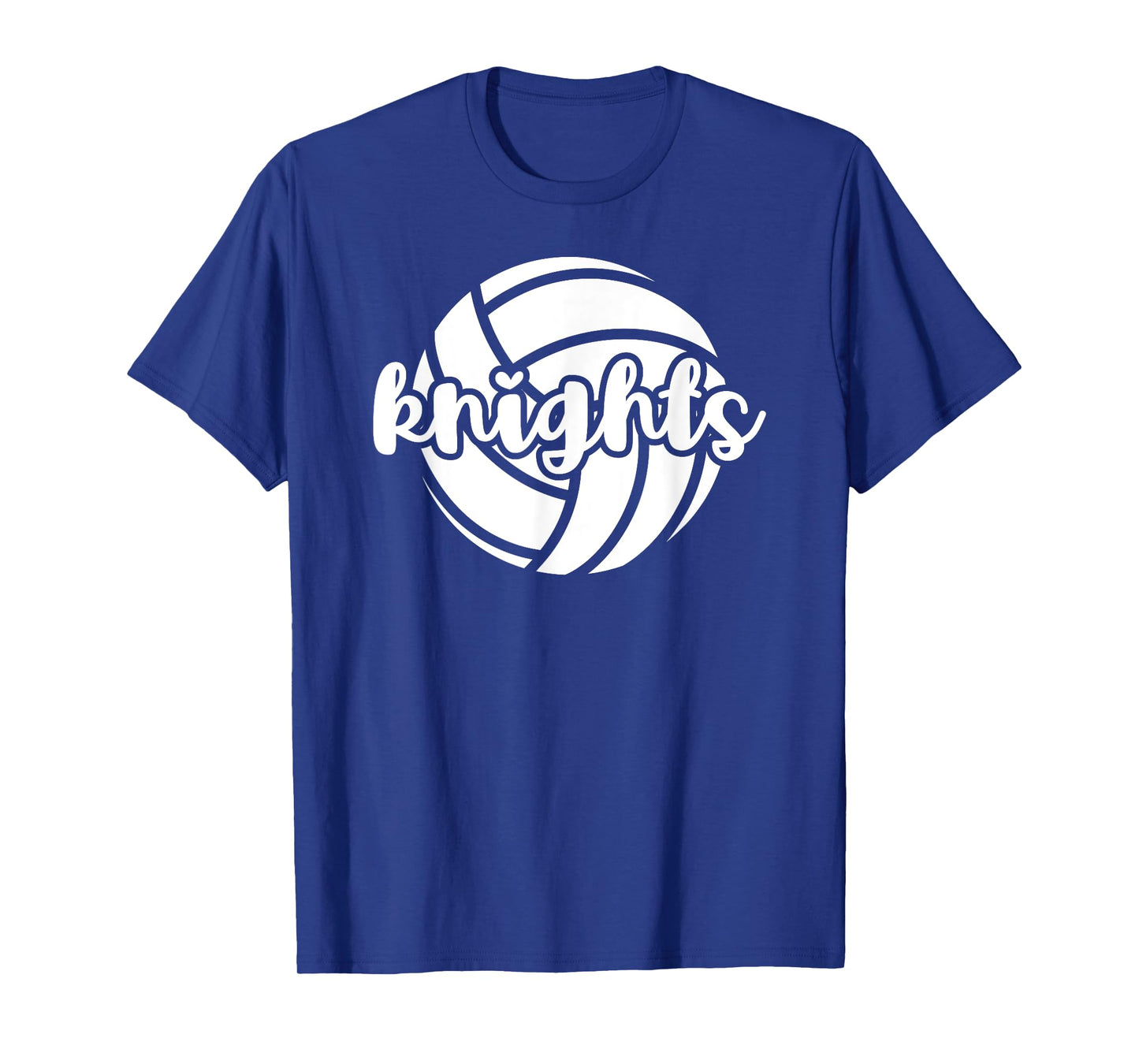 Knights Volleyball Team Mascot School Spirit Game Night T-Shirt
