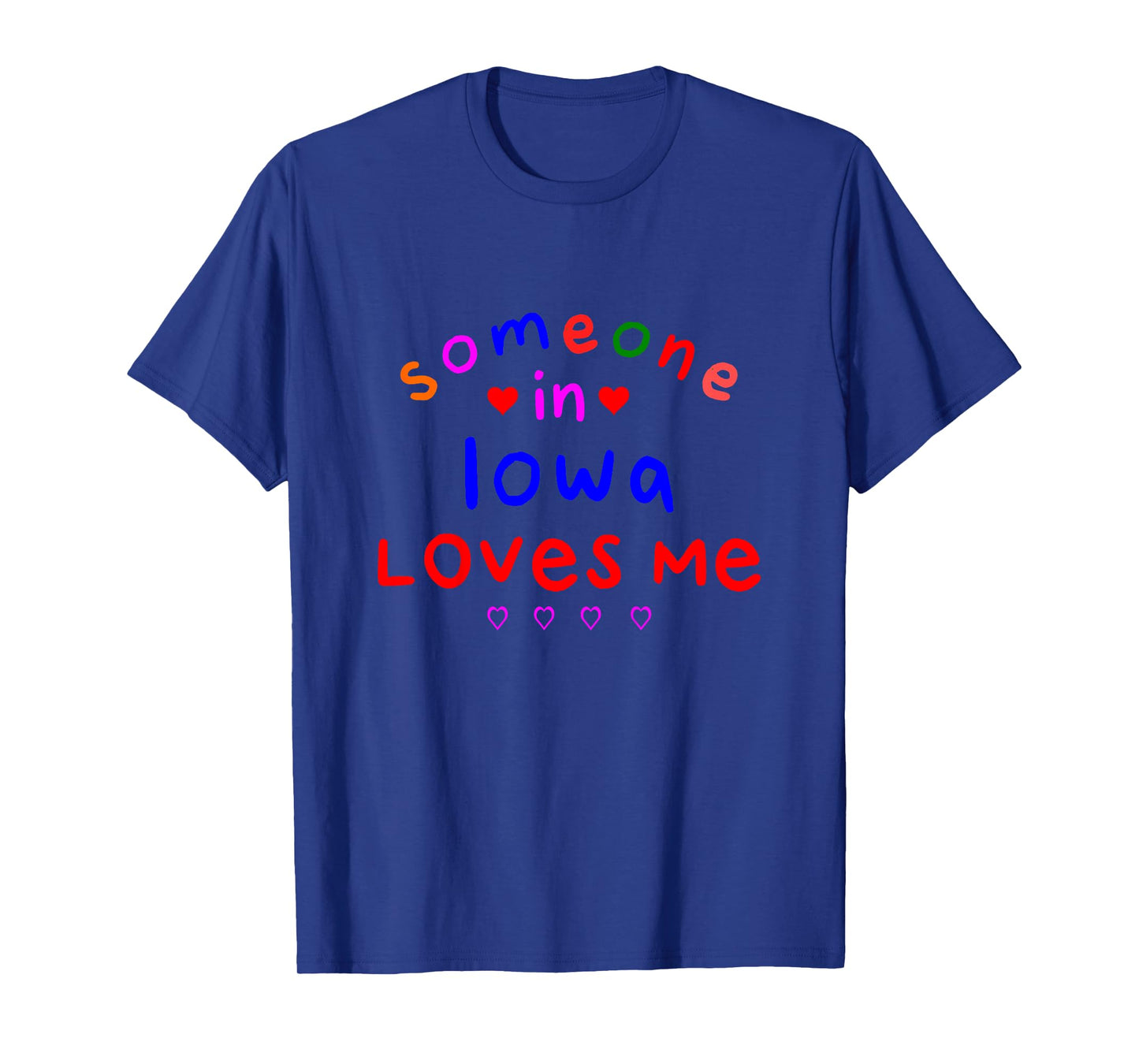 Someone in Iowa Loves Me Kids Boys Girls T-Shirt
