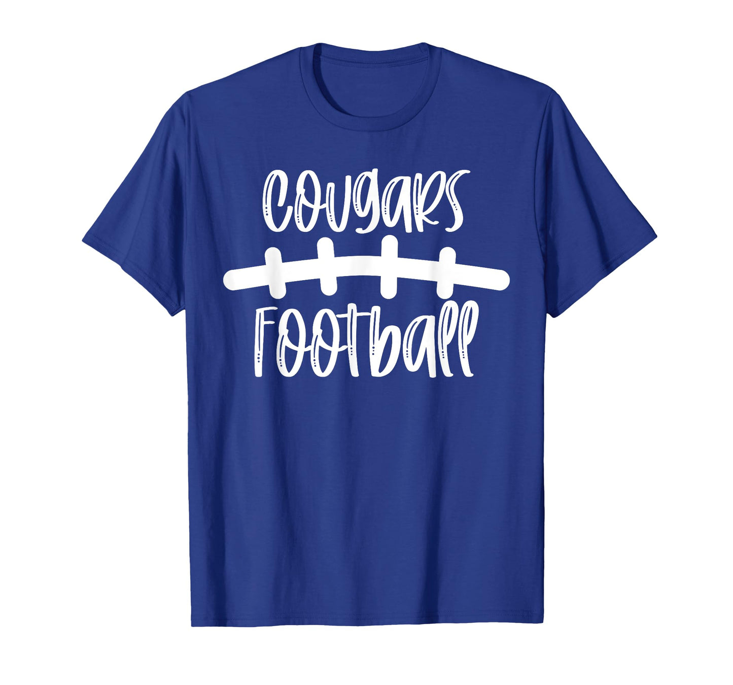Cougars Football School Spirit Team Mascot Game Night T-Shirt