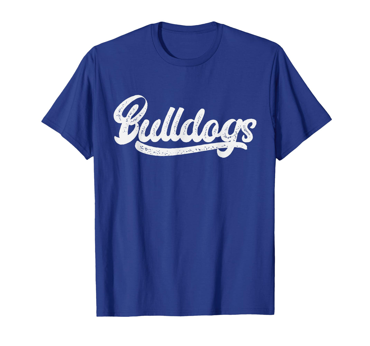 Bulldogs School Sports Fan Team Spirit Vintage Retro T-Shirt
