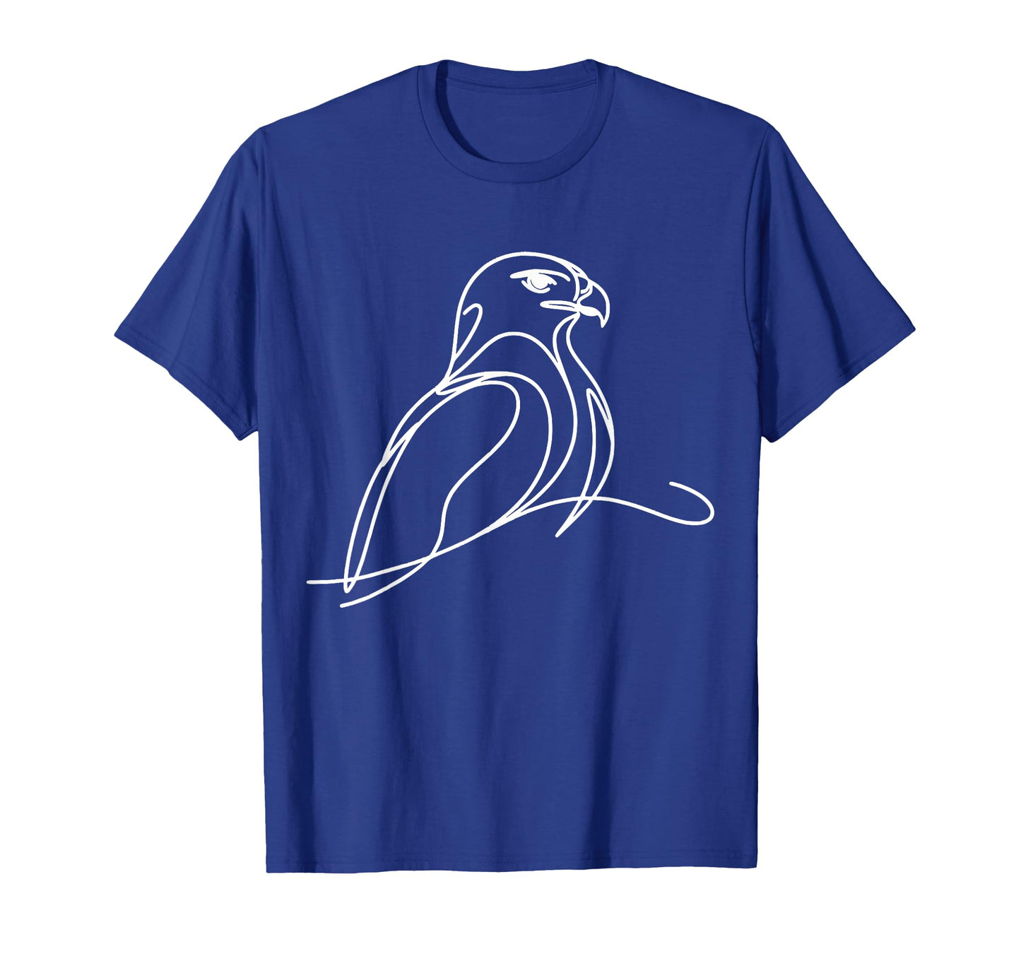 Line Art Bird & Ornithologist Harris'S Hawk T-Shirt