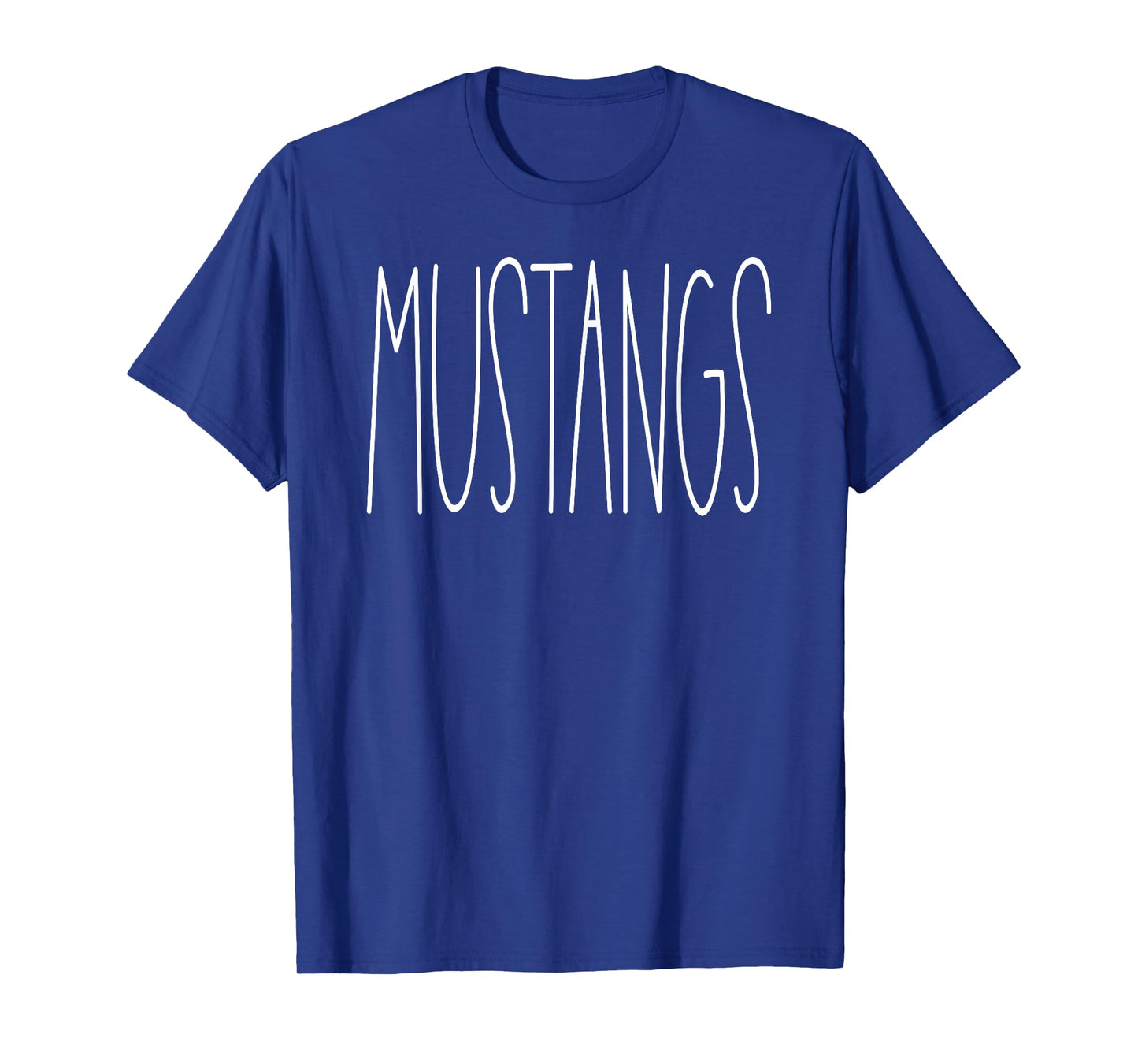Mustangs School Spirit Team Mascot Teacher Gift T-Shirt for Men Women
