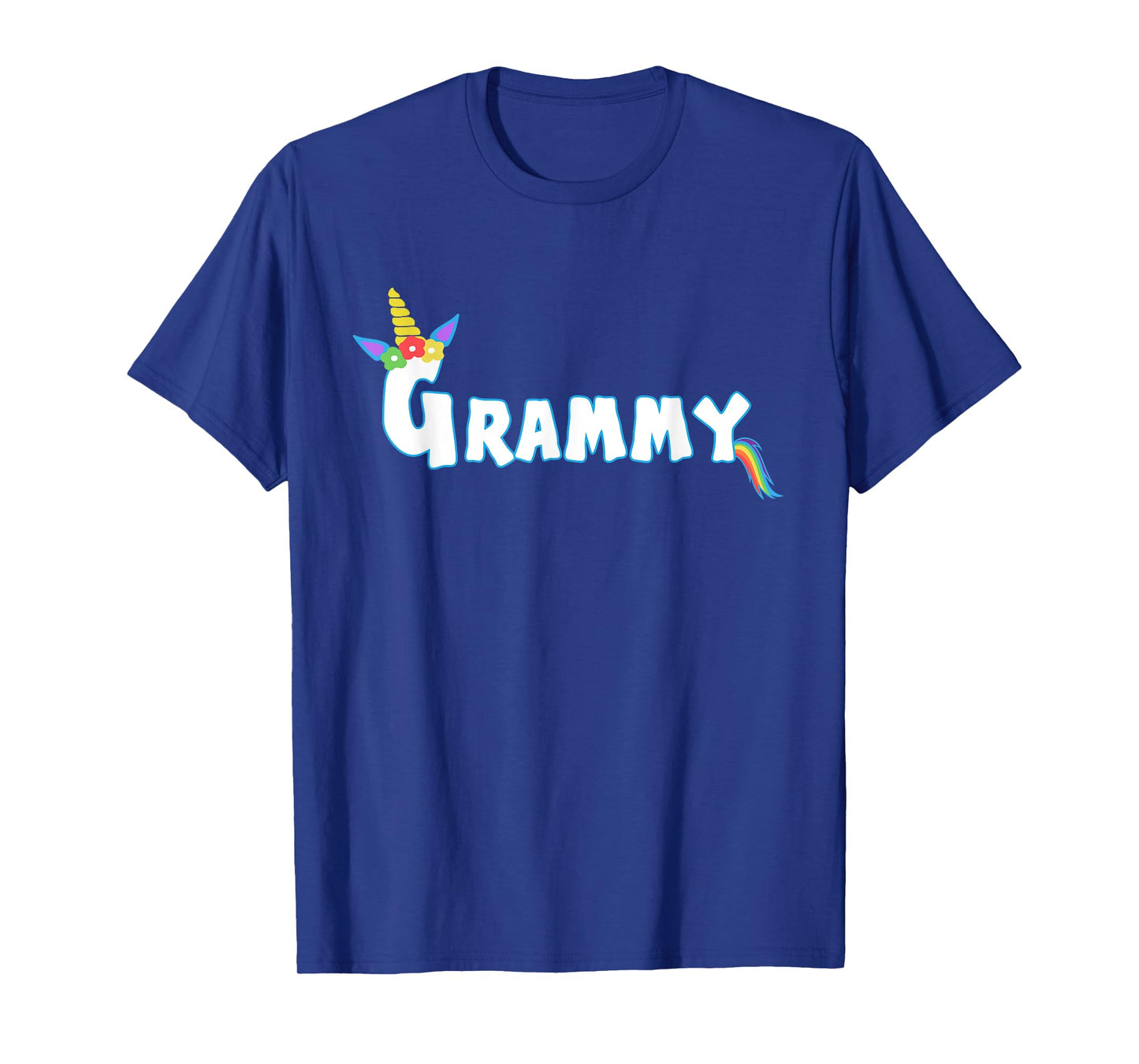 Unicorn Birthday Girl Funny Grammy Grandma Family Matching T-Shirt