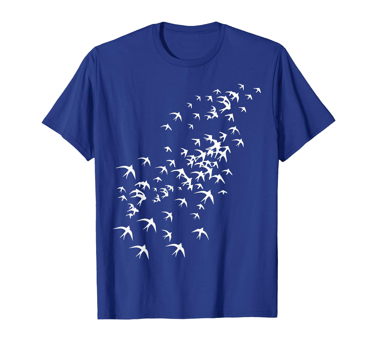 Flock of Flying Birds - Swarm of Swallows for Nature Lovers T-Shirt