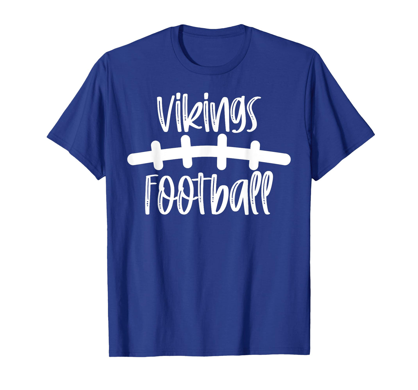 Vikings Football School Spirit Team Mascot Game Night T-Shirt