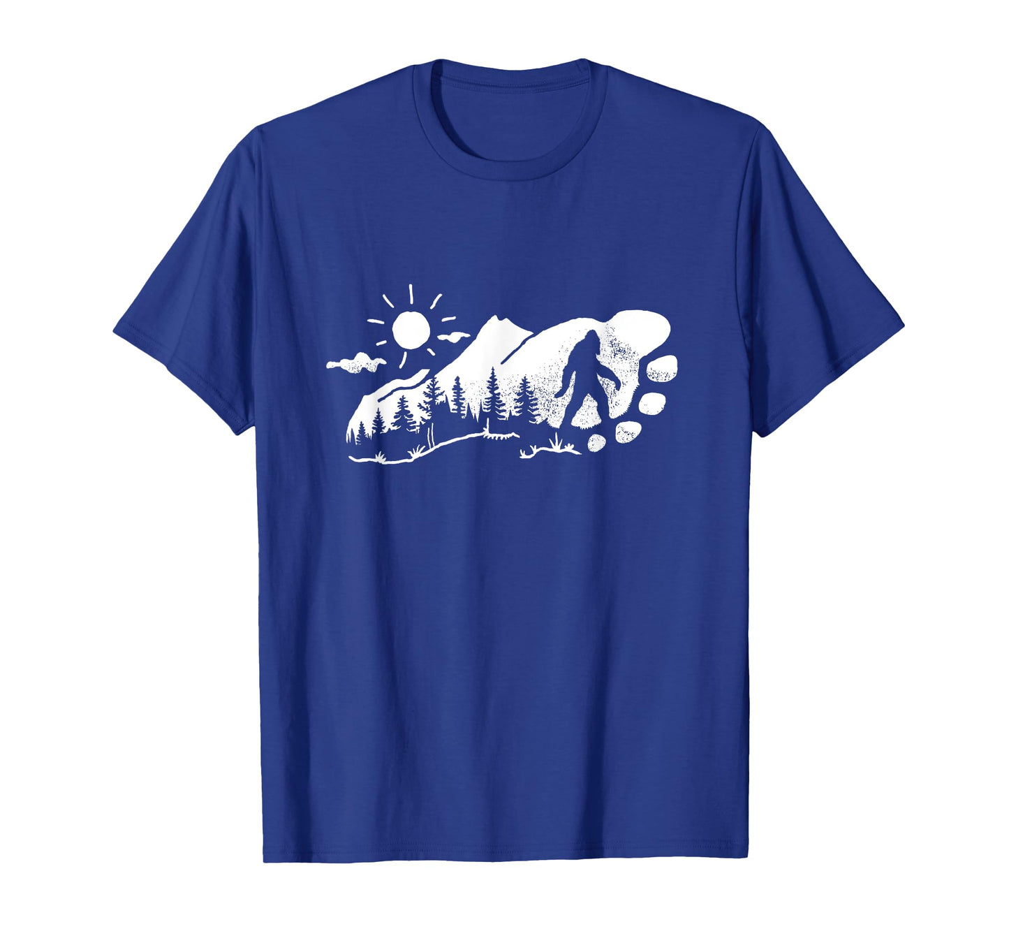 Bigfoot Footprint Graphic T-Shirt