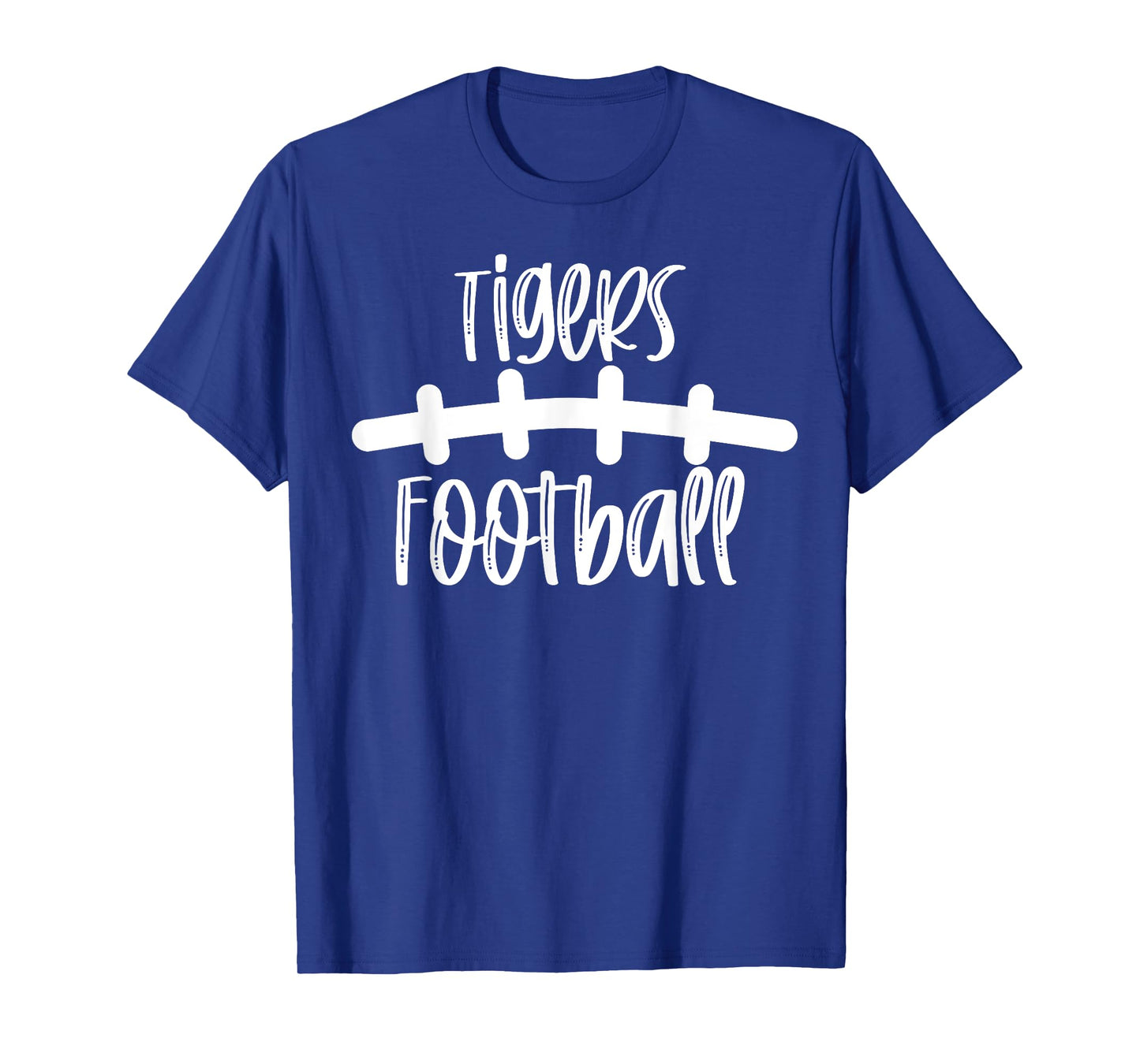 Tigers Football School Spirit Team Mascot Game Night T-Shirt