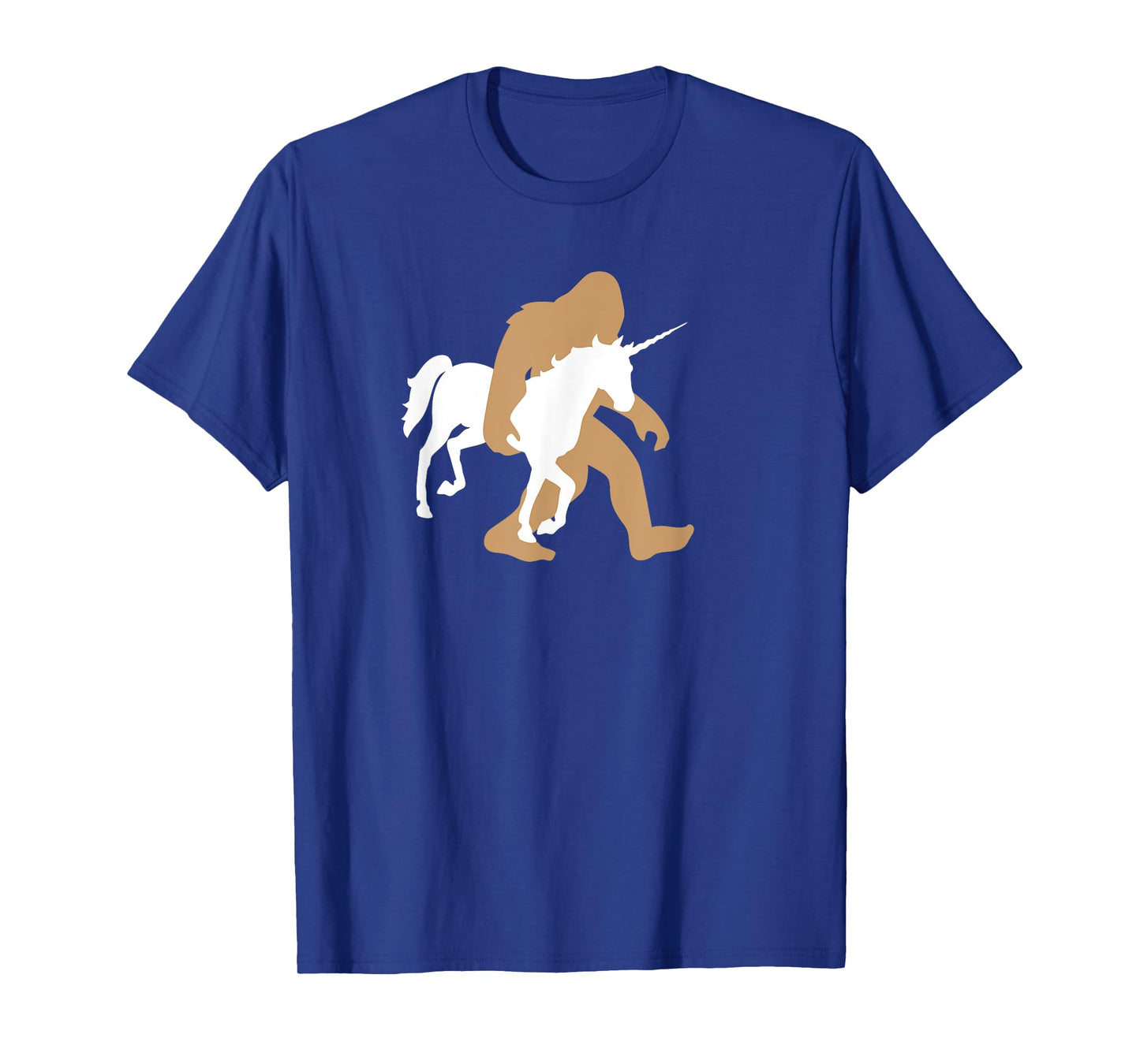 Bigfoot Carrying Unicorn Funny Cute Sasquatch Gift T-Shirt