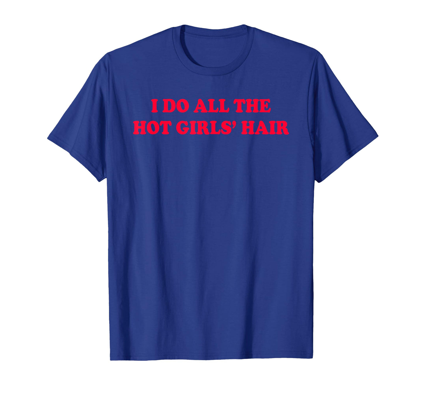 I Do All The Hot Girls Hair Hairdresser Hair Stylist Funny T-Shirt