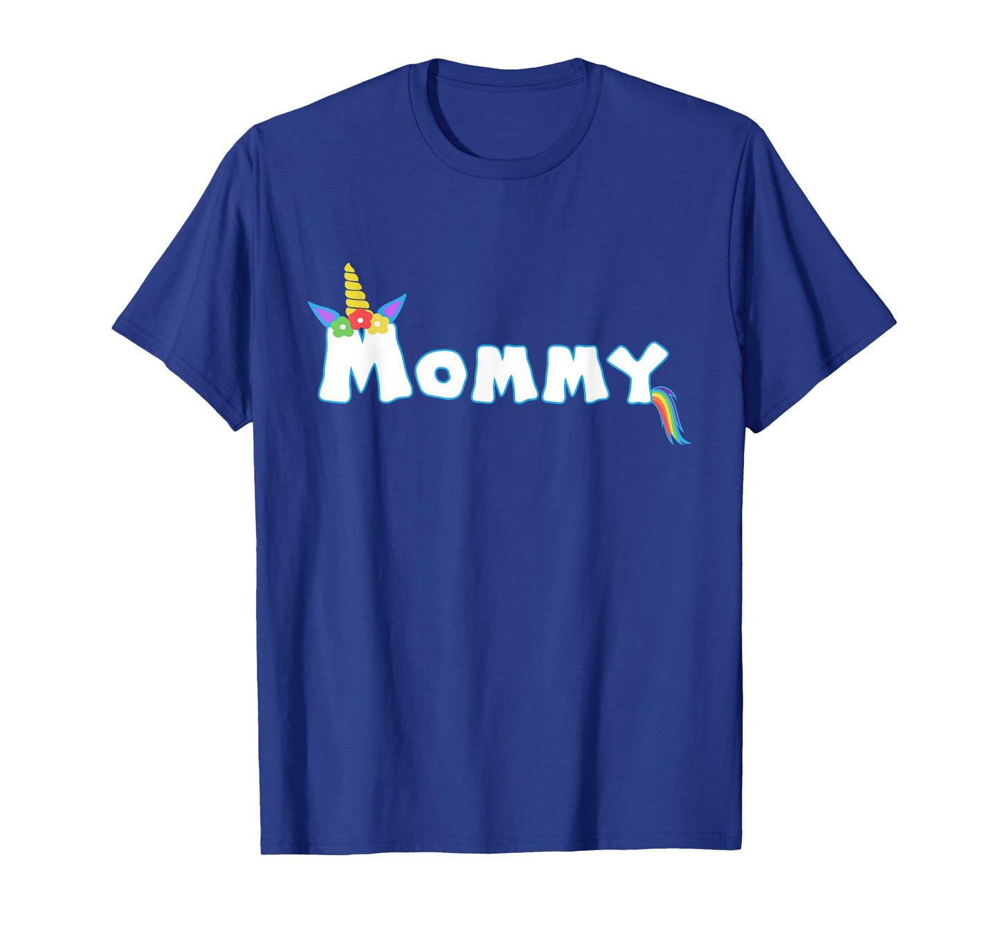 Unicorn Birthday Girl Funny Mommy Mom Family T-Shirt