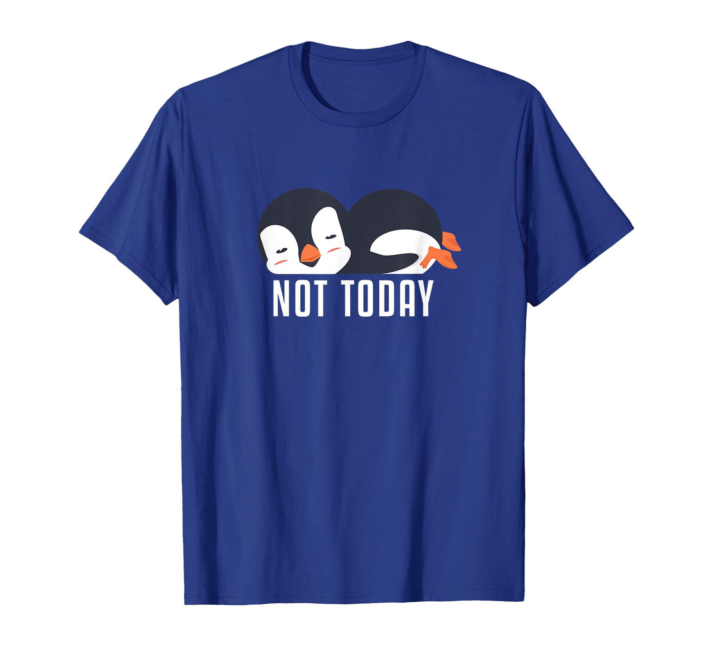 Not Today Sea Bird King Emperor Penguin Lover Penguin T-Shirt