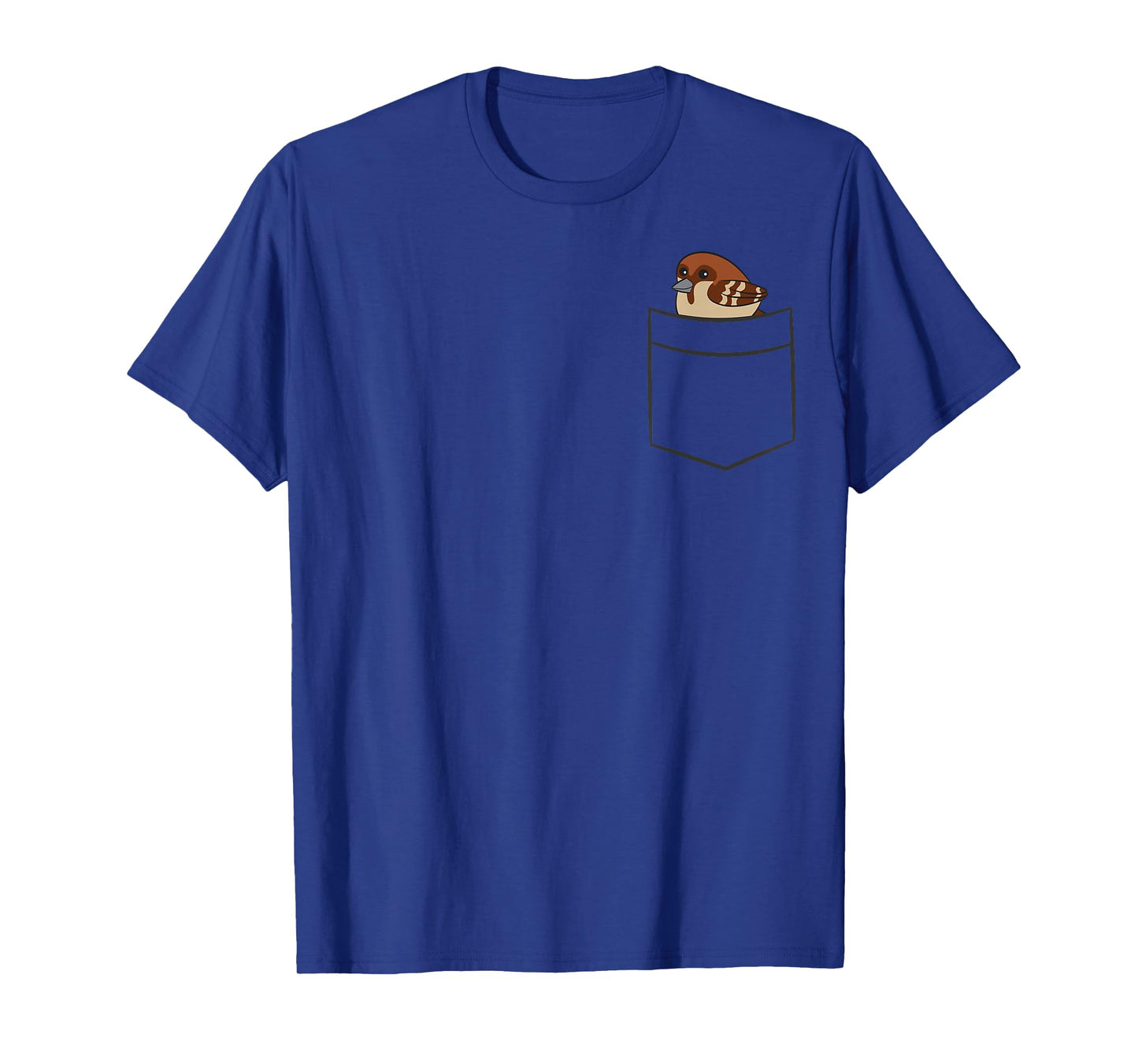 Sparrow In A Pocket Funny House Sparrow Bird T-Shirt