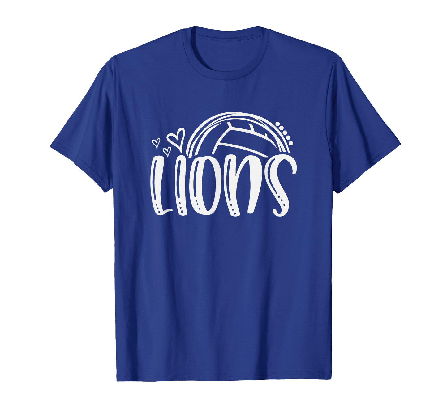 Volleyball Lions School Sports Fan Team Spirit T-Shirt