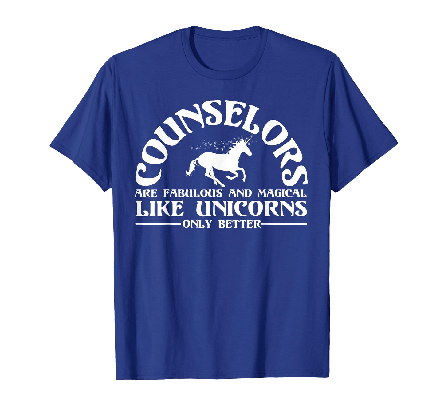 Funny Licensed Counselor Appreciation Unicorn Lover Humor T-Shirt