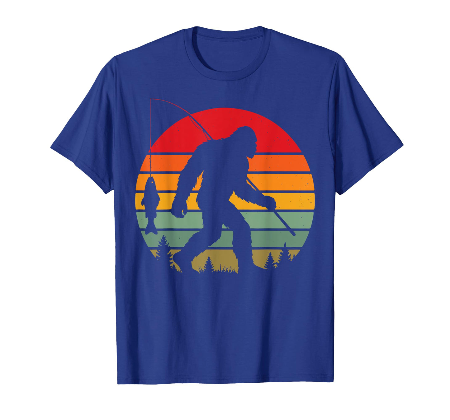 Bigfoot Fishing T-Shirt