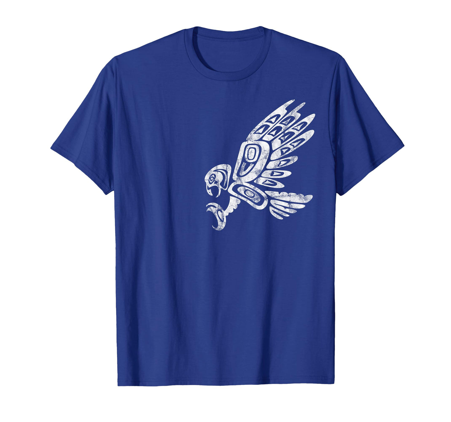 Falcon Abstract Haida Art Pacific Northwest Coast Bird T-Shirt