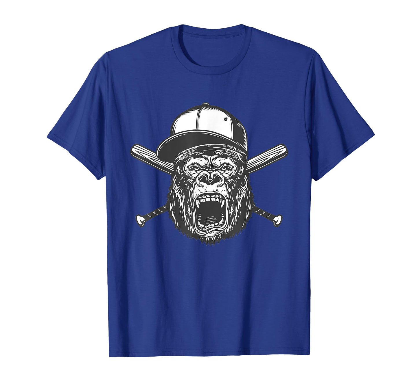 Gorilla Baseball Player - Gorilla in Baseball Cap - Gorilla T-Shirt