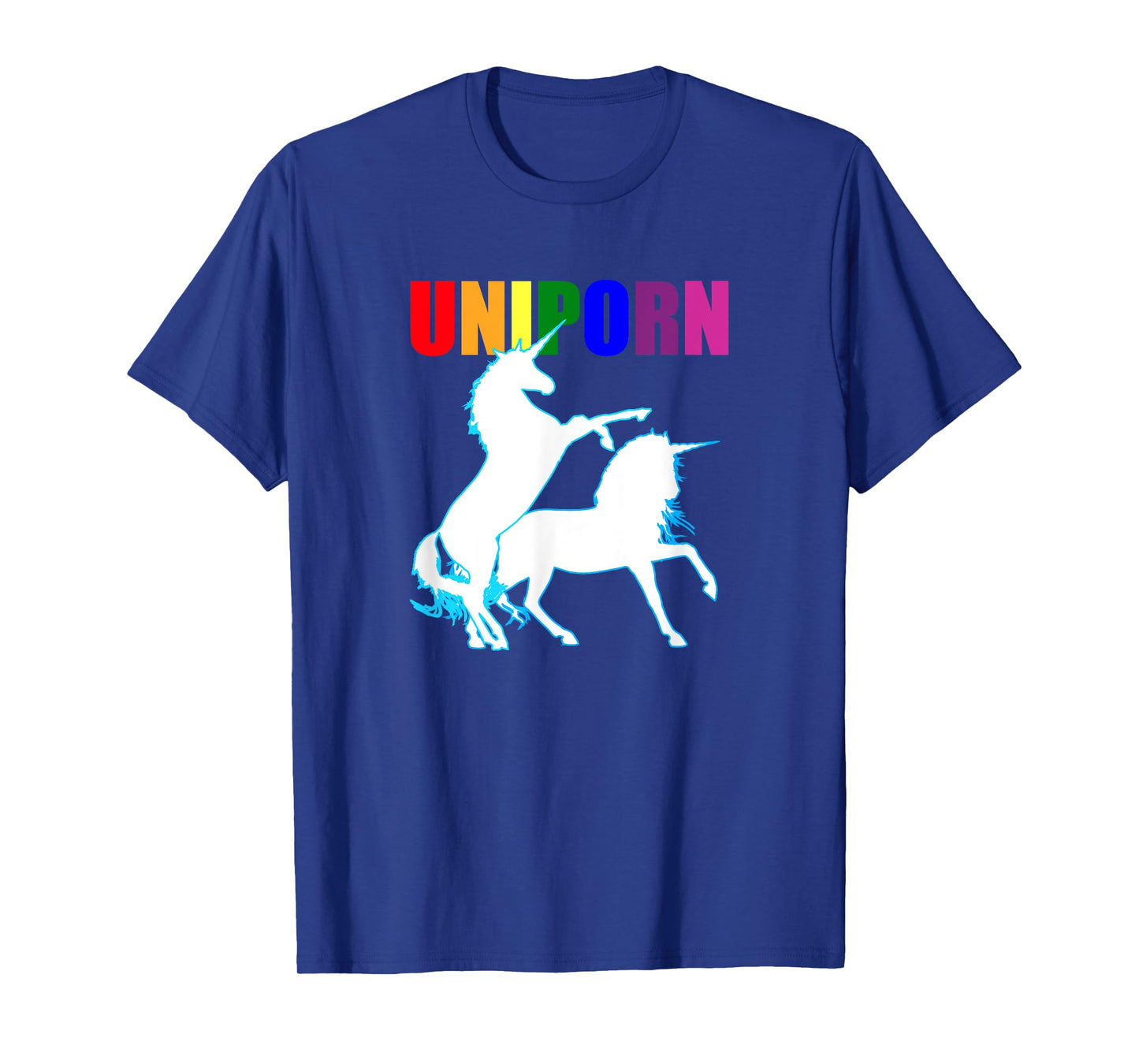 Funny Adult Gay Dirty Unicorn Inappropriate Naughty LGBT T-Shirt
