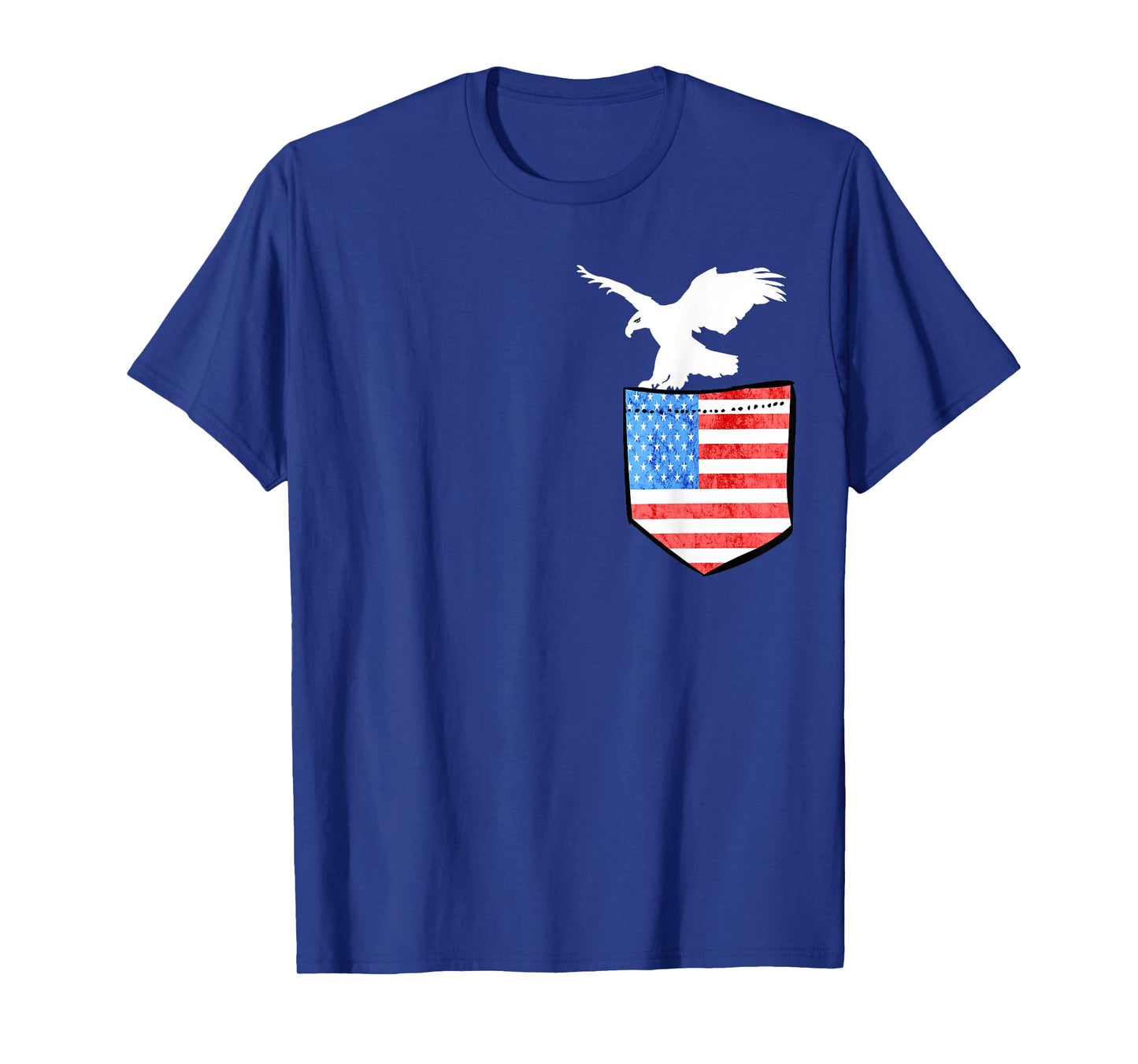 4th July USA Pocket Eagle Birds T-Shirts Gifts T-Shirt