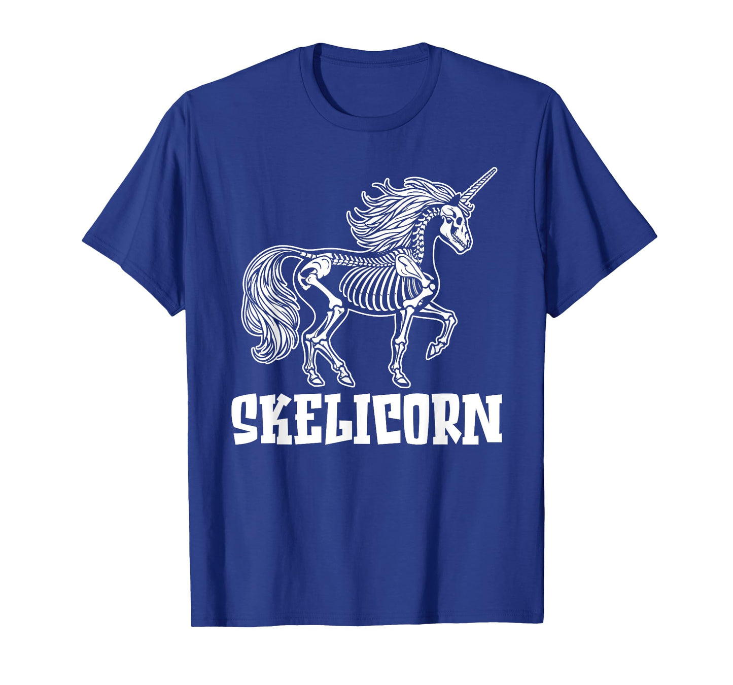 Skelicorn Halloween Skeleton - 31 October Costume Unicorn T-Shirt