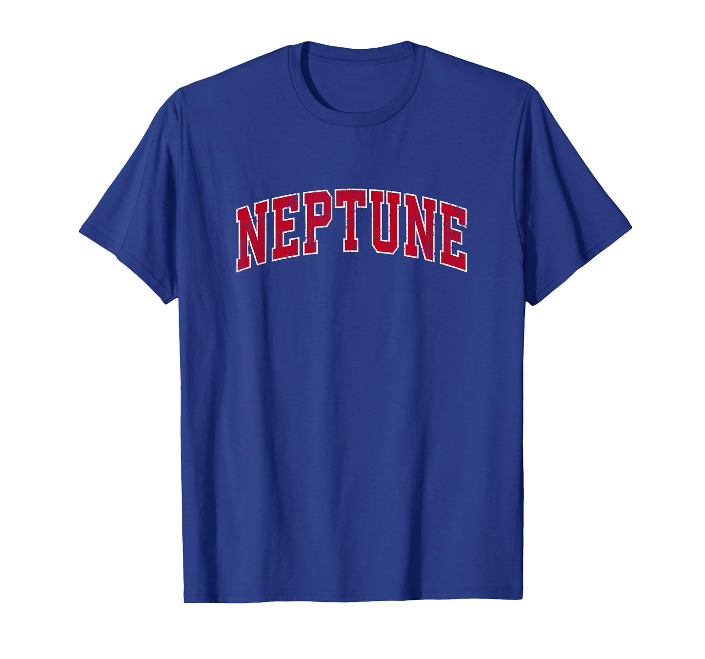 Neptune New Jersey NJ Vintage Sports Design Red Design T-Shirt