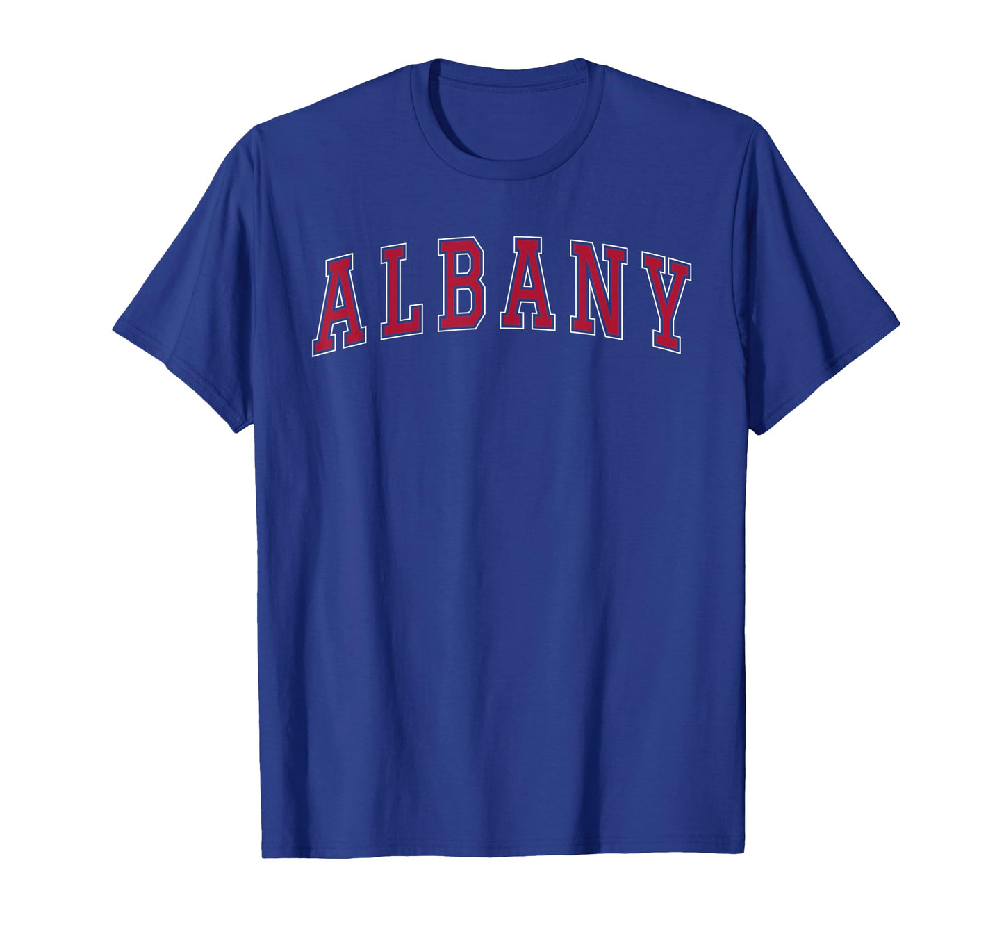 Albany Georgia Souvenir Sport College Style Text T-Shirt